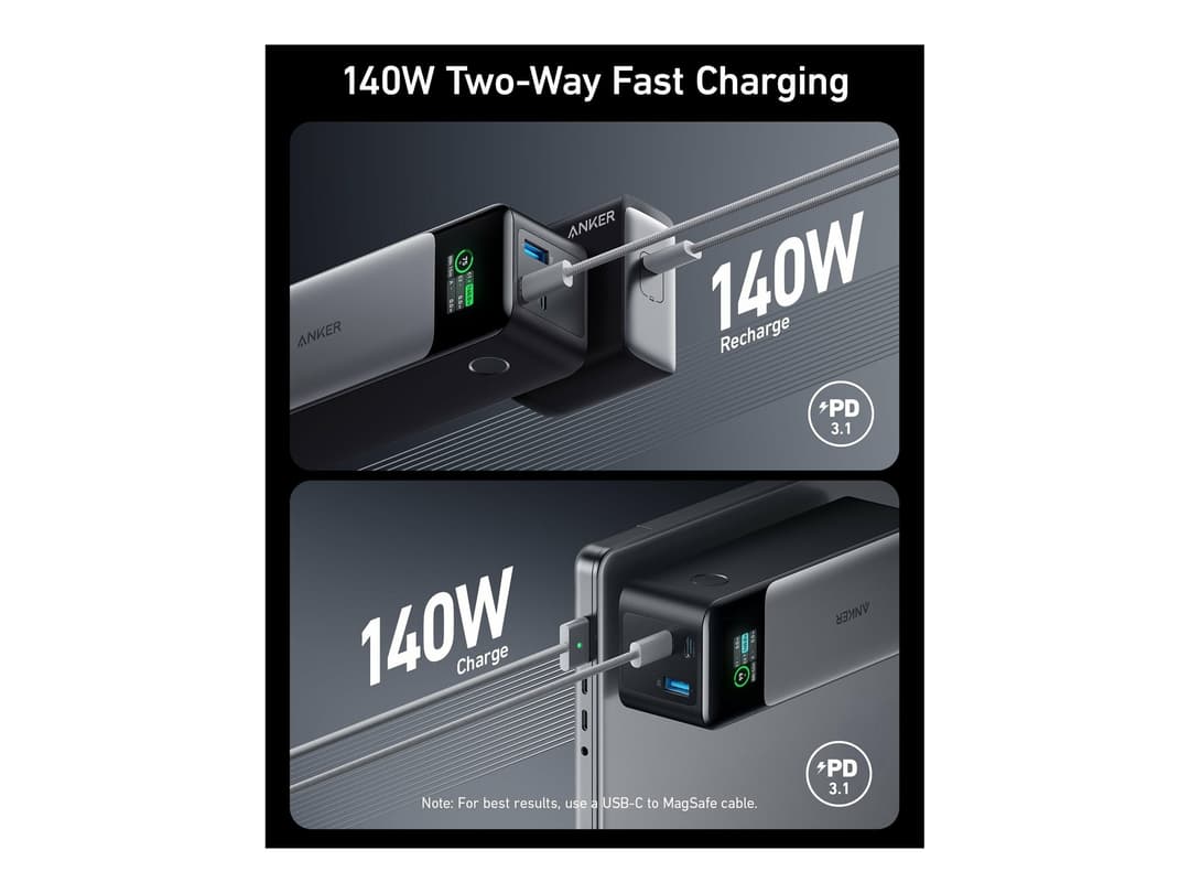 Anker 24000mAh 140W Power Bank Black - Image 1