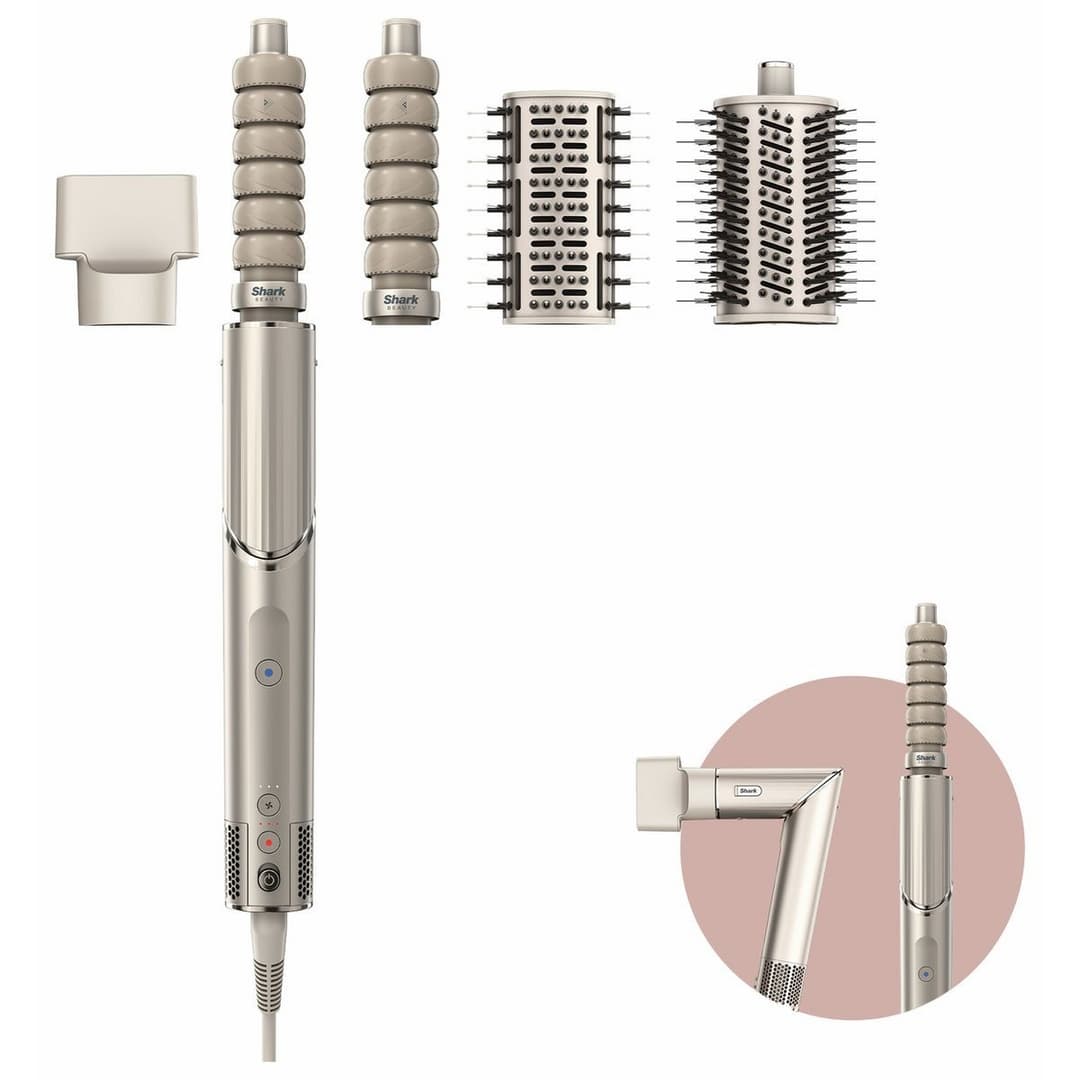 Shark FlexStyle 4-in-1 Multi-Styler and Hair Dryer HD436SLUK - Stone  - Image 1