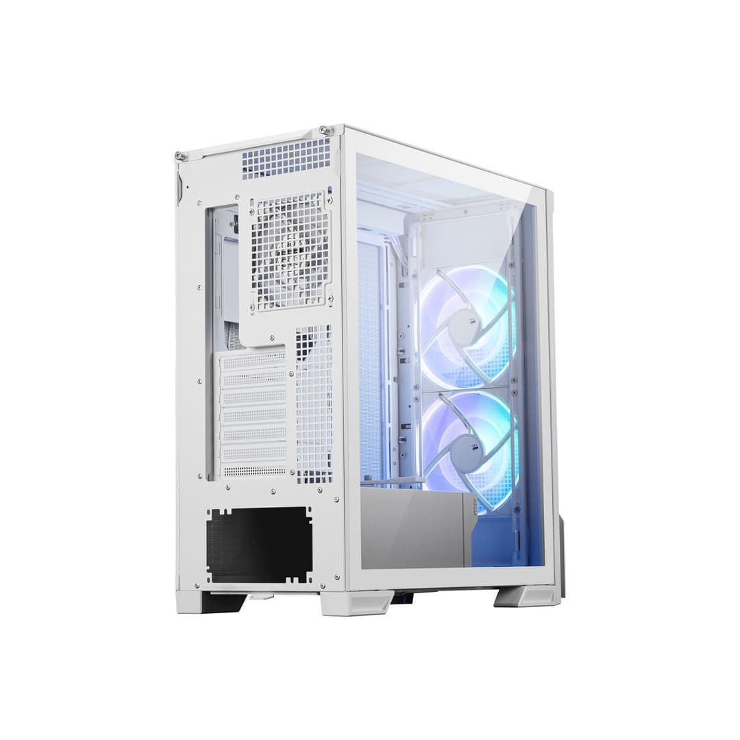MSI MPG VELOX 300R AIRFLOW PZ Tempered Glass Mid Tower PC Case  - White - Image 5