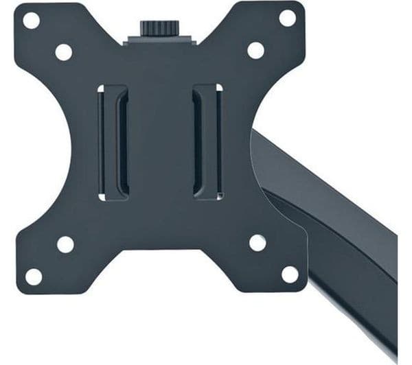 LEITZ Ergo Space Saving Dual Arm Tilt & Swivel 17-32" Monitor and 13-17" Laptop Desk Mount - Image 6