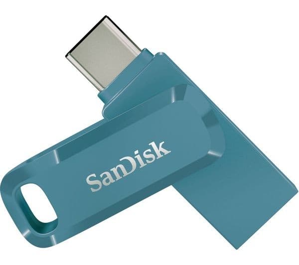 SANDISK Ultra USB Type-C & USB 3.2 Dual Memory Stick - 64 GB, Navagio Bay - Image 1