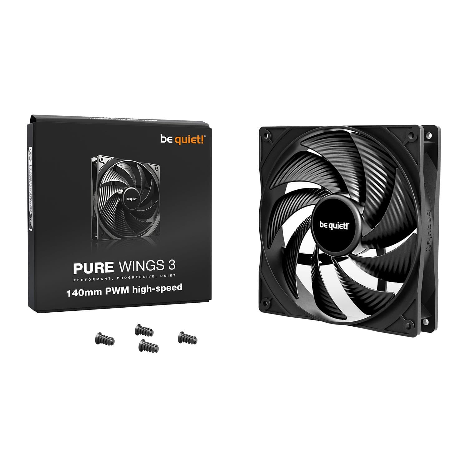 be quiet! Pure Wings 3 PWM High-Speed Case Fan 140mm