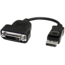 StarTech.com DisplayPort to DVI Adapter - Active DisplayPort to DVI-D Adapter/Video Converter 1080p - DP 1.2 to DVI Monitor Cable Adapter Dongle - DP to DVI Adapter - Latching DP Connector thumbnail 1