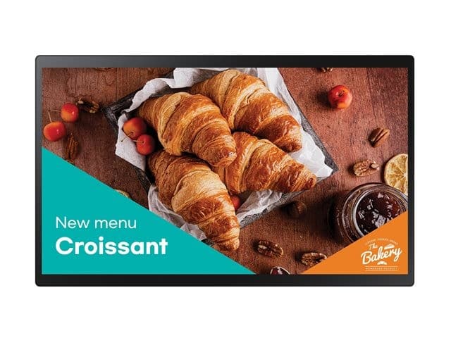 Samsung QB24C-T QBC-T Series - 24" Class (23.8" viewable) LED-backlit LCD display - Full HD - for digital signage / interactive communication