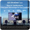 LG UltraGear 27GX700A-B 27" OLED Quad HD 280Hz 0.03ms Freesync Premium Pro Gaming Monitor thumbnail 7