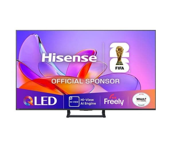 Hisense 55A7QTUK A7Q 55" 4K QLED Smart TV with Freely - Image 1