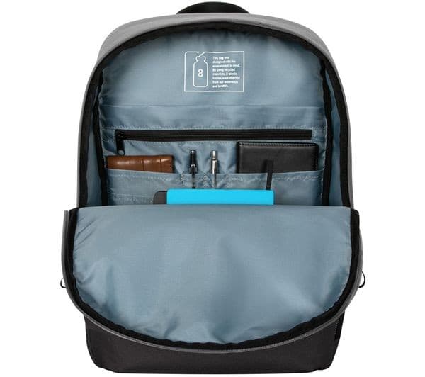 TARGUS Sagano EcoSmart Commuter TBB635GL 16" Laptop Backpack - Black & Grey - Image 4