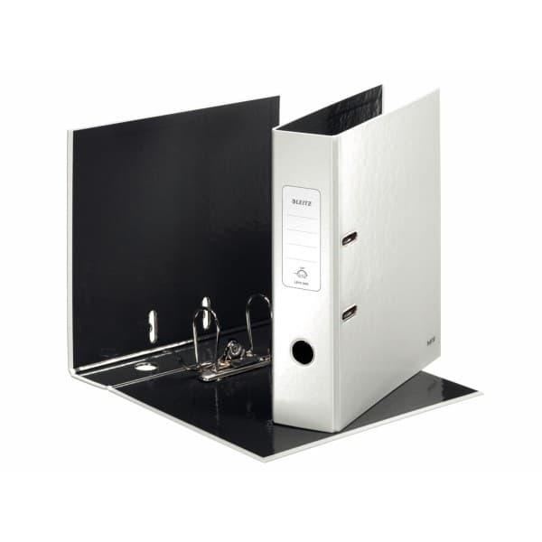 Leitz Lever Arch File 180° WOW POB/Laminated A4/80mm - Image 1
