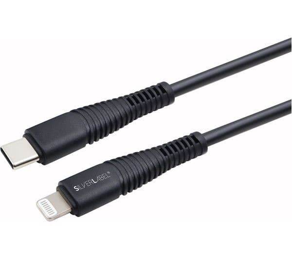 SILVERLABEL USB Type-C to Lightning Cable 1m Black - Image 4