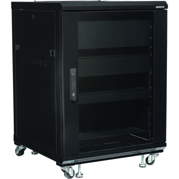 Sanus - Component 100 Series 15U A/V Rack - Black - Image 1