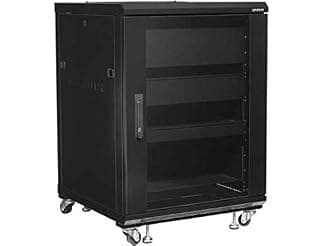 Sanus - Component 100 Series 15U A/V Rack - Black - Image 5