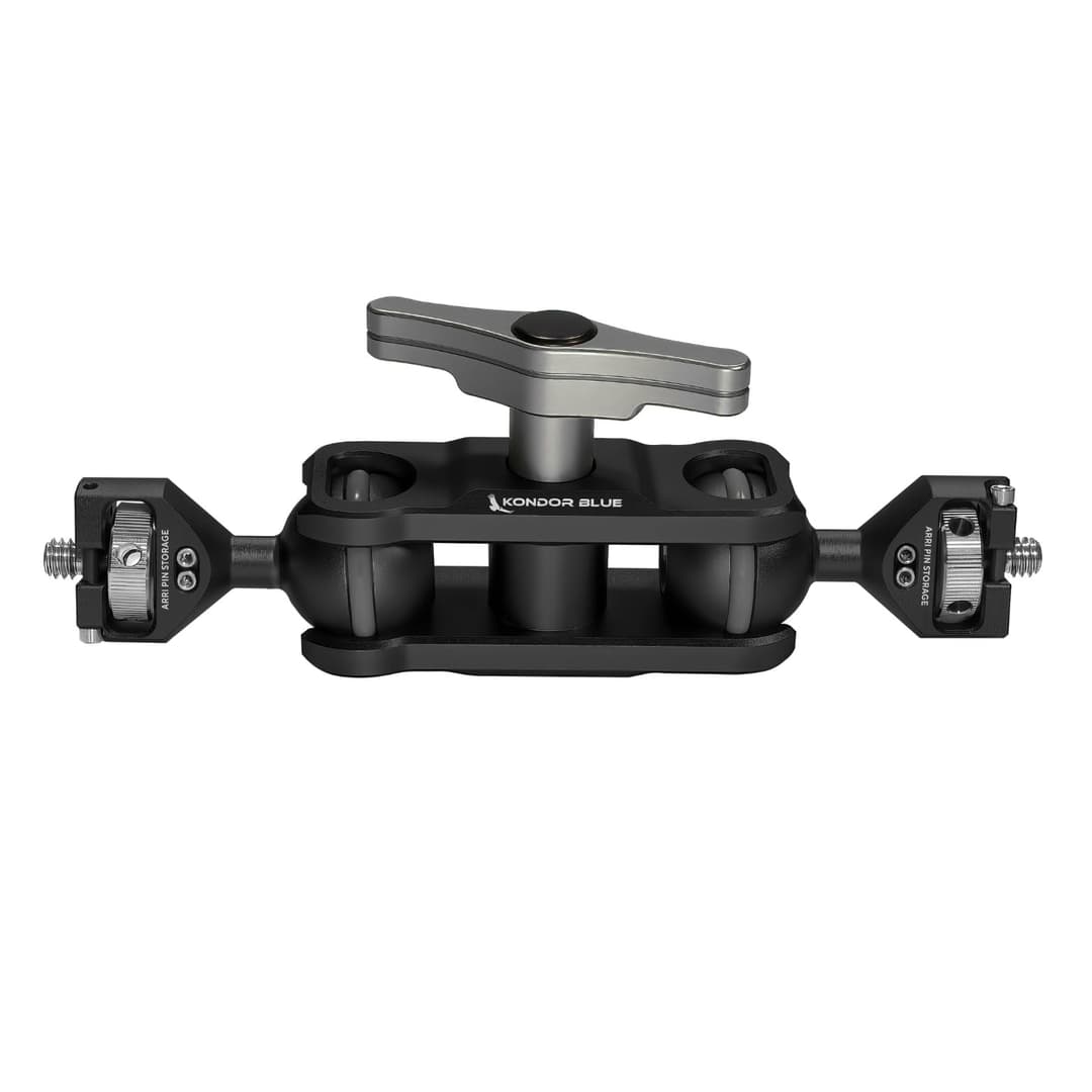 KONDOR BLUE Cine Magic Arm con doppia testa a sfera | Nero - Image 1