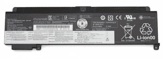 CoreParts MBXLE-BA0209 Replacement Laptop Battery for Lenovo ThinkPad T460s/T470s, 11.4V 2000mAh 22.8Wh Li-Pol, 3-cell, Black