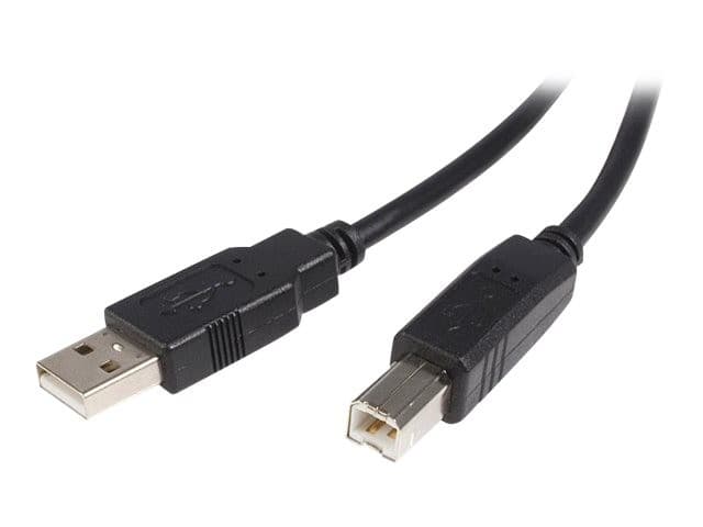 StarTech USB2HAB2M 2m USB 2.0 A to B Cable Black - Image 1