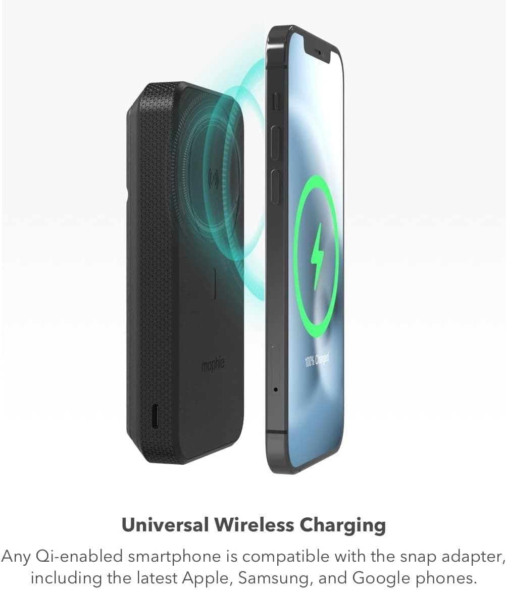 Mophie Snap+ Powerstation Stand 10000mAh Wireless Power Bank Black - Image 7