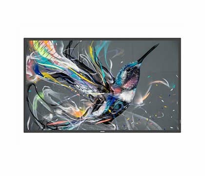 Philips 65BDL3650QE/00 Signage Display Digital signage flat panel 165.1 cm (65") LCD Wi-Fi 300 cd/m² 4K Ultra HD Black Built-in processor Android 10 18/7 - Image 1