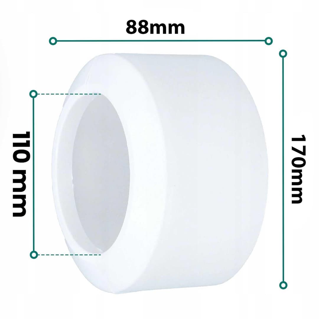 PLUMBING4HOME 23 Toilet Rosette - White - Image 2
