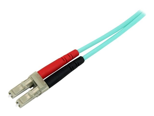 StarTech LC/UPC OM3 Fiber Optic Cable 10m Aqua - Image 3