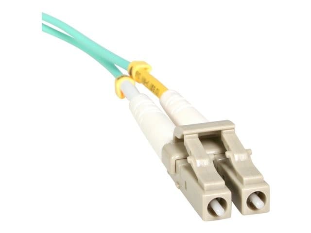 StarTech LC/UPC OM3 Fiber Optic Cable 10m Aqua - Image 4
