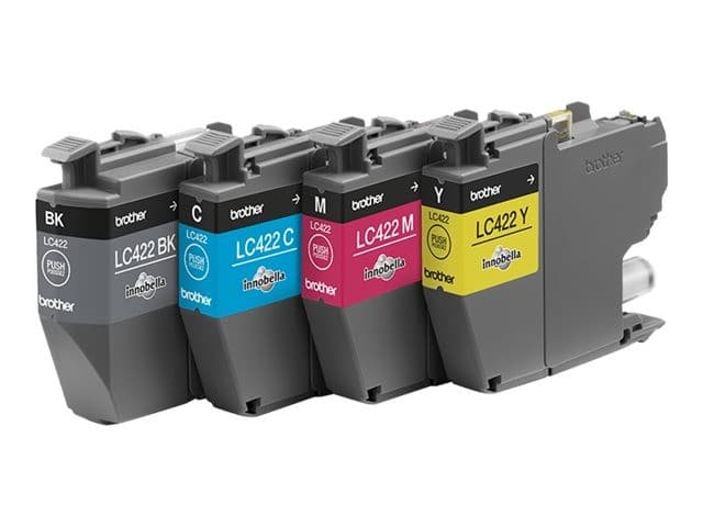Brother LC422 Value Pack - 4-pack - black, cyan, magenta, yellow - original - ink cartridge - Image 3