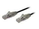 StarTech Slim LSZH CAT6 Snagless Patch Cable 1m - Black (N6PAT100CMBKS) thumbnail 3