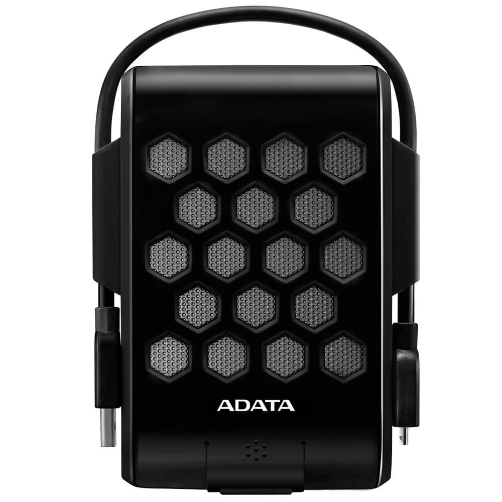 2TB AData HD720 Waterproof Shockproof USB3.1 Portable 2.5-inch Hard Drive - Black Edition - Image 1
