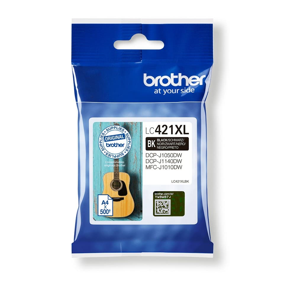 Brother LC-421XLBK ink cartridge 1 pc(s) Original High (XL) Yield Black - Image 1