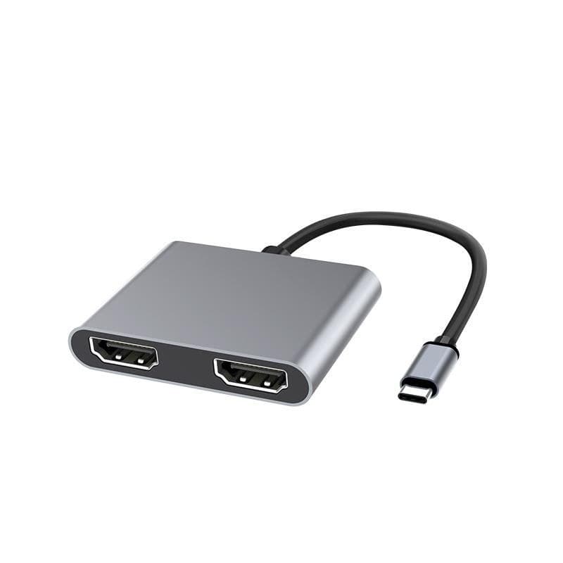 Microconnect USB-C to 2x HDMI Adapter 4K@30Hz - Image 1
