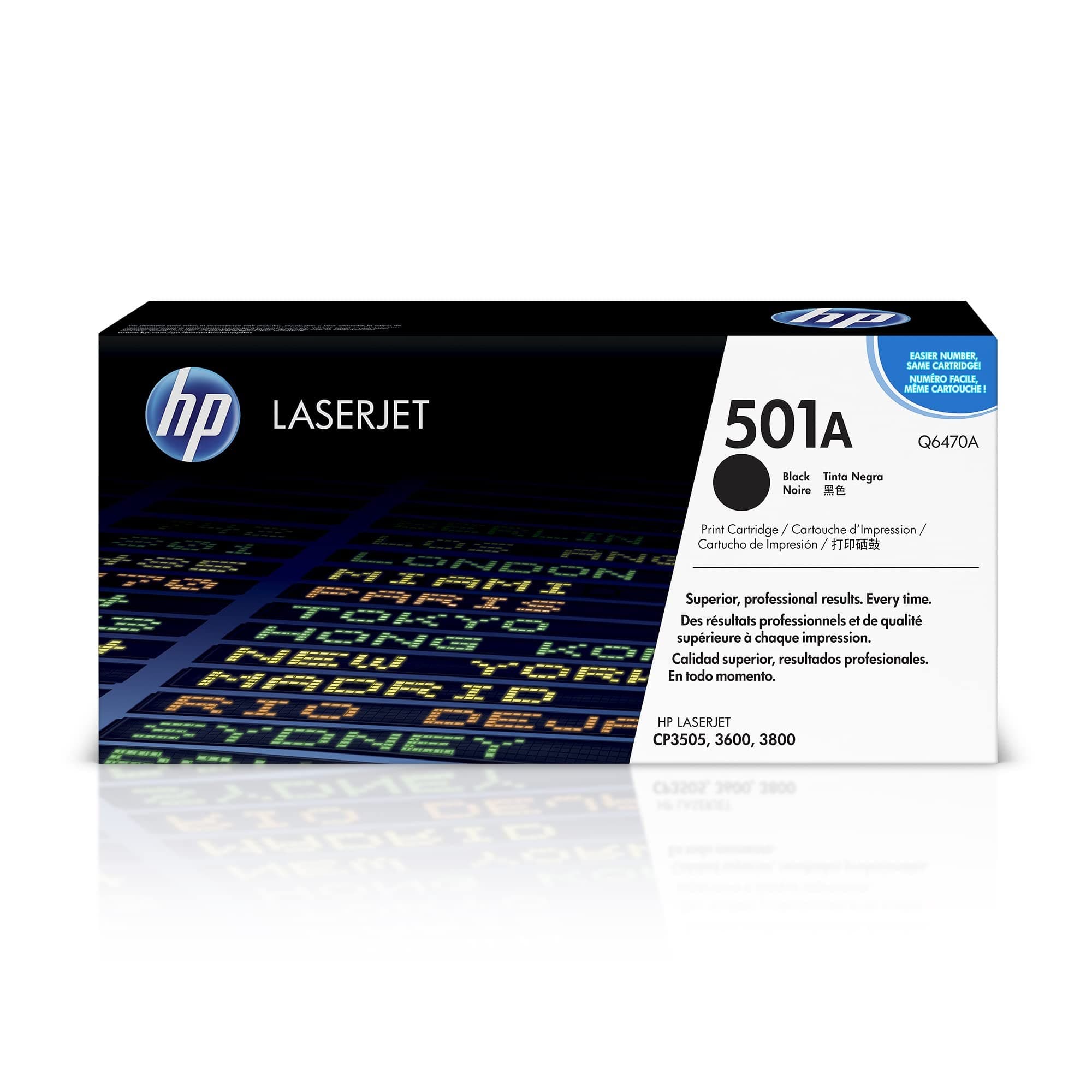 HP Q6470A 501A Original LaserJet Toner Cartridge - Black