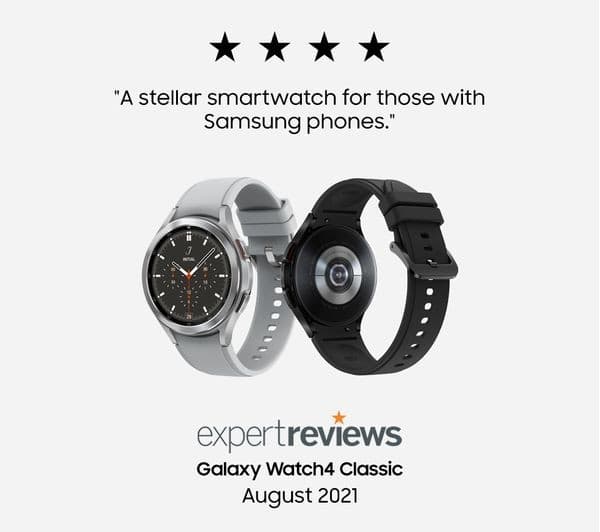 SAMSUNG Galaxy Watch4 Classic BT with Bixby & Google Assistant - Silver, 46 mm - Image 3