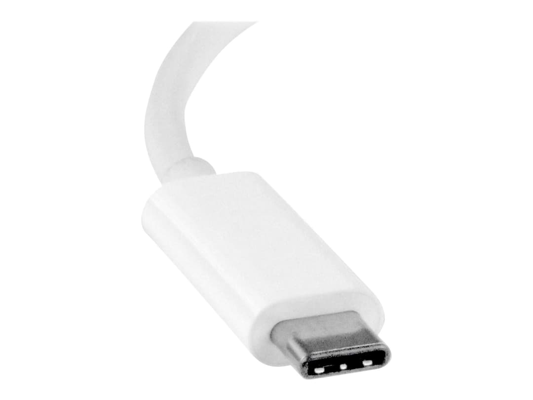 StarTech USB-C to DVI Adapter White - Image 1