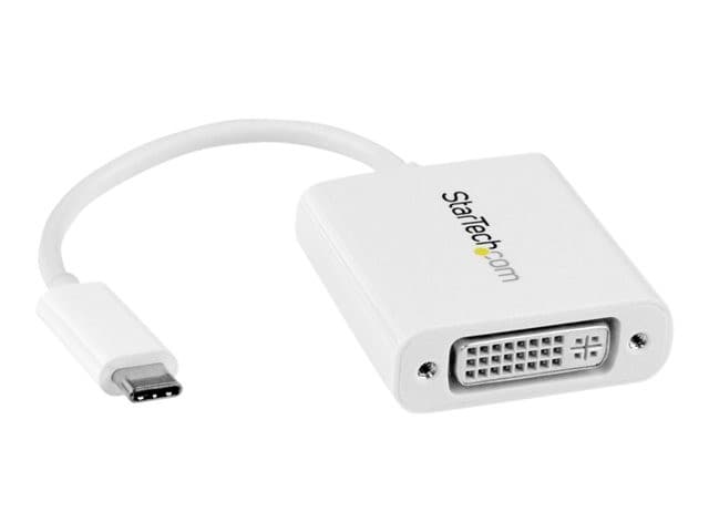StarTech USB-C to DVI Adapter White - Image 2