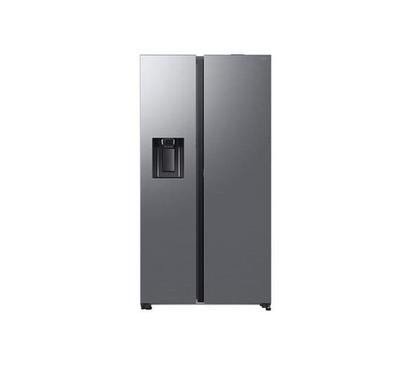 SAMSUNG Bespoke AI Series 8 On-device Bixby RS80F66KBTEU American-Style Fridge Freezer - Silver - Image 1