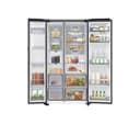 SAMSUNG Bespoke AI Series 8 On-device Bixby RS80F66KBTEU American-Style Fridge Freezer - Silver thumbnail 7