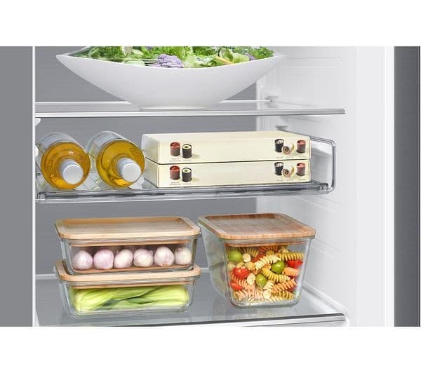 SAMSUNG Bespoke AI Series 8 On-device Bixby RS80F66KBTEU American-Style Fridge Freezer - Silver - Image 8