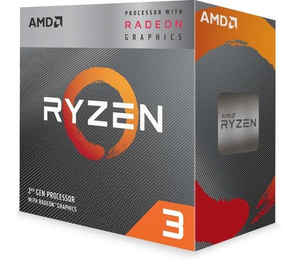 AMD Ryzen 3 3200G 4-Core AM4 Processor with Radeon Vega 8 Graphics - Image 1