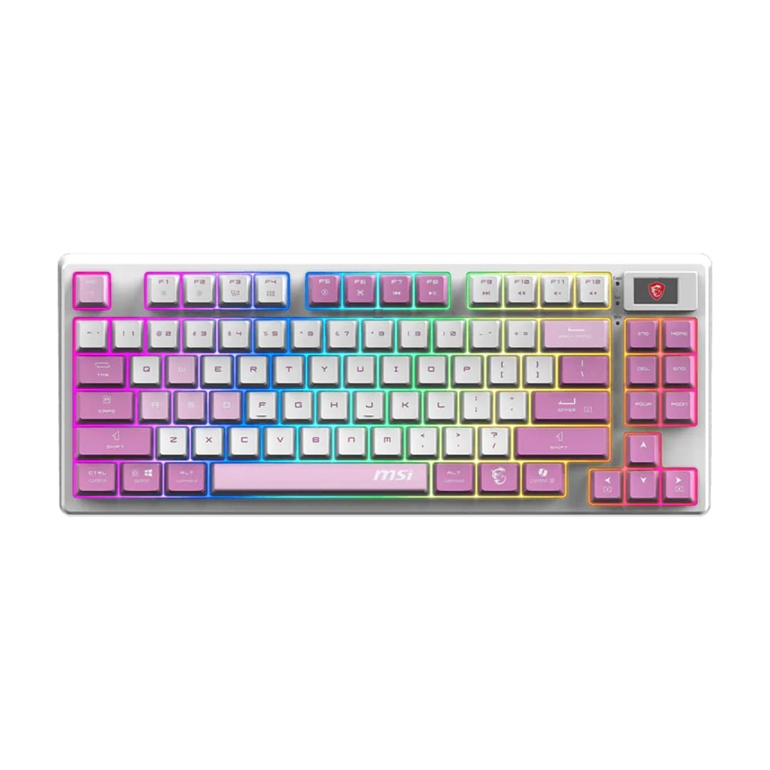 MSI Forge GK600 TKL Wireless RGB Mechanical Gaming Keyboard - Violet - Image 1