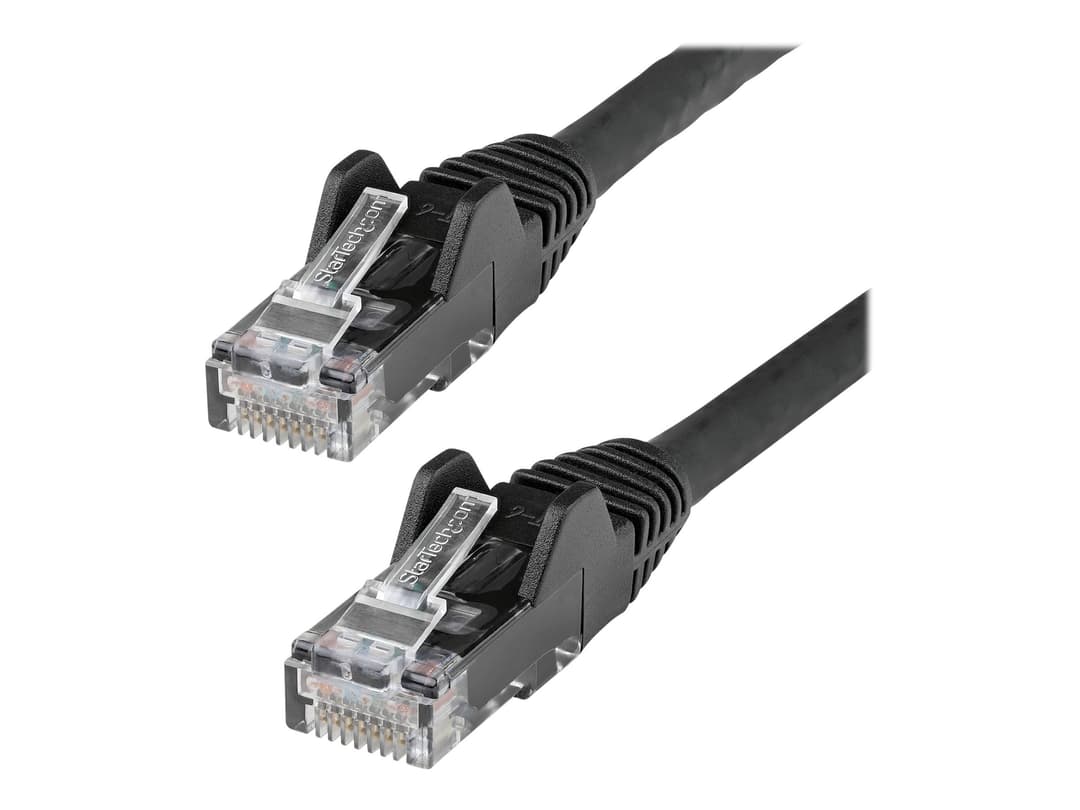StarTech N6LPATCH CAT6 LSZH Snagless UTP Patch Cable 5m - Black - Image 1