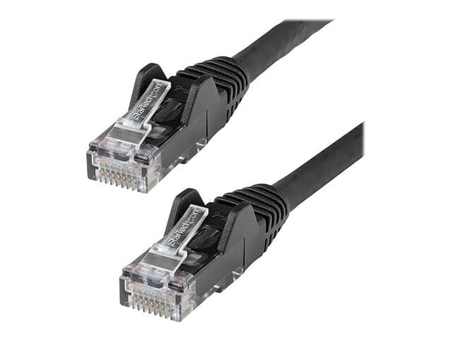 StarTech N6LPATCH CAT6 LSZH Snagless UTP Patch Cable 5m - Black - Image 3
