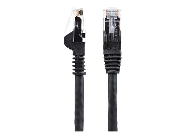 StarTech N6LPATCH CAT6 LSZH Snagless UTP Patch Cable 5m - Black - Image 4