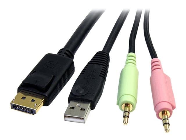 StarTech DP4N1USB6 KVM Cable Black - Image 5