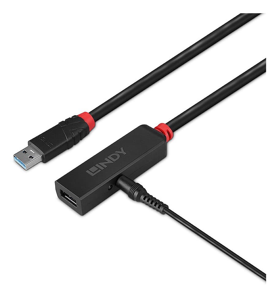Lindy 5m USB 3.0 Active Extension Slim - Image 3
