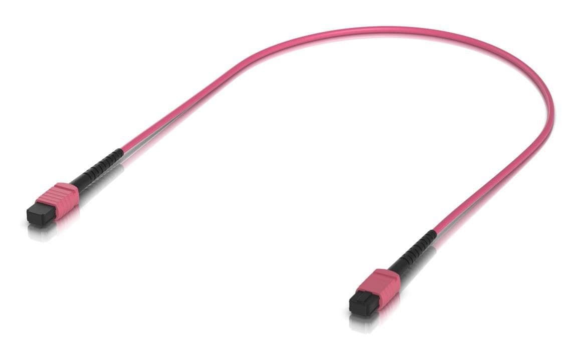Ubiquiti Indoor OM4 MPO-12 UPC Multi-Mode Fibre Patch Cable for 100G 0.5m - 10 Pack
