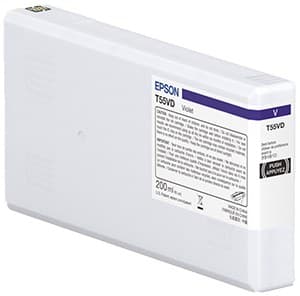 Epson T55WD UltraChrome Pro10 200ml Ink Cartridge for SureColor SC-P5300 - Violet - Image 1