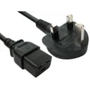 Cables Direct Xclio Square Connector Mains Lead UK Plug to C19 Mains Lead thumbnail 2