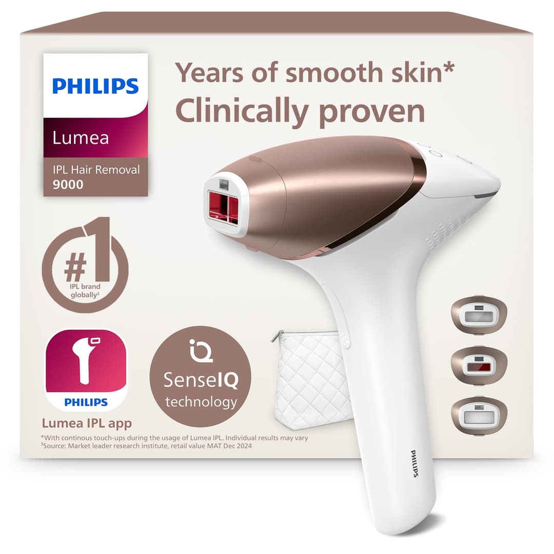 Philips Lumea 9000 Series IPL Hair Removal Device - White - Image 1