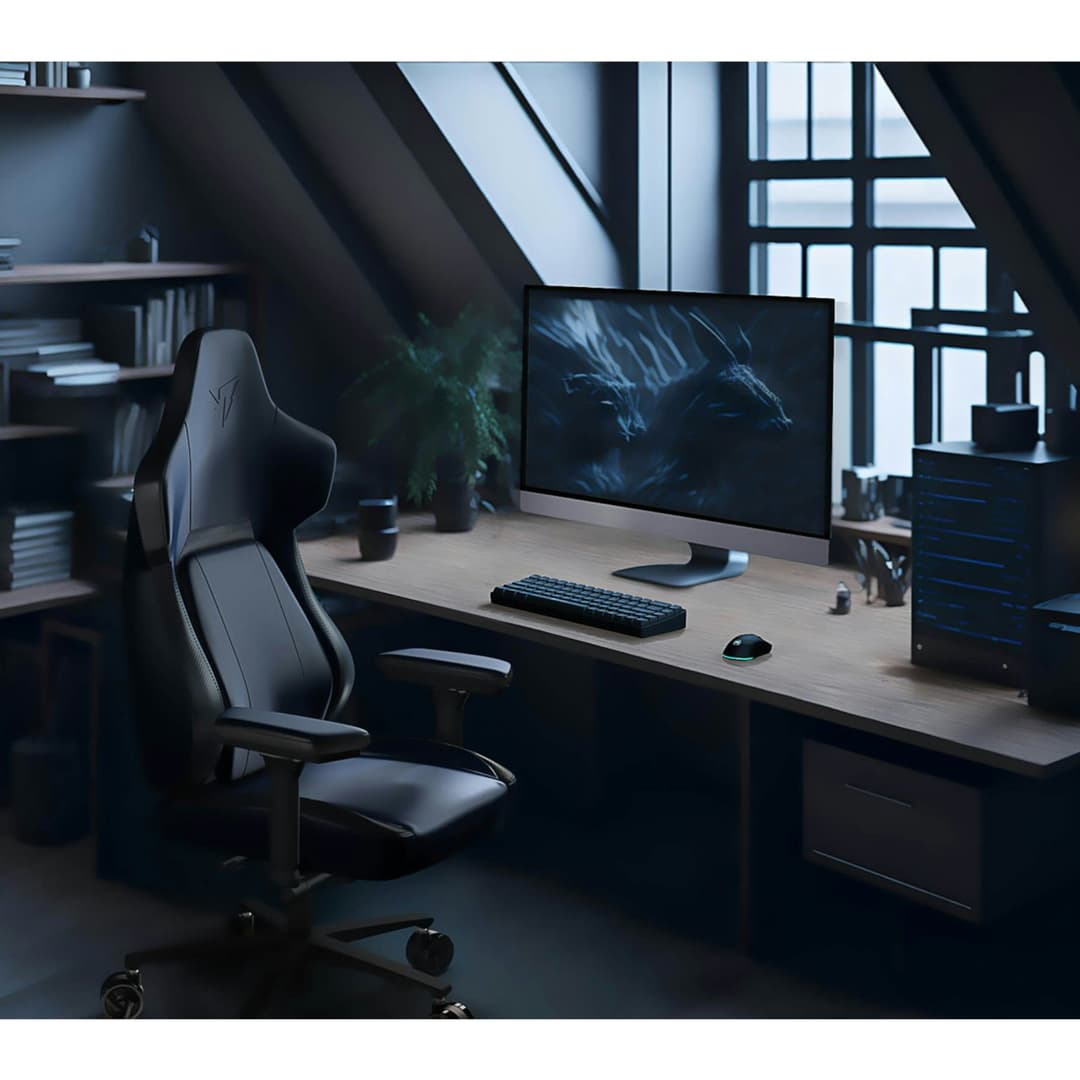 ThunderX3 CORE PU Leather Gaming Chair - Black - Image 8