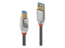 Lindy CROMO USB 3.2 Gen 1 Type A to B Cable 2m Grey thumbnail 1