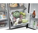 HAIER HSW59F18DIMM American-Style Smart Fridge Freezer - Inox thumbnail 2