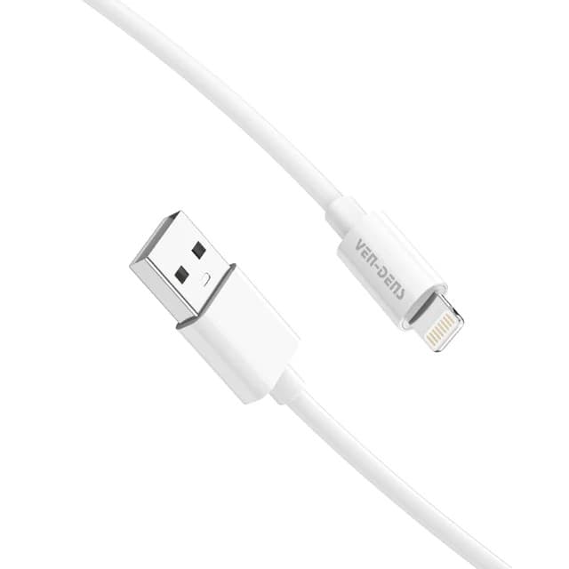 Ven-Dens Silicone Heat-Resistant Fast Charging Cable - USB-A to Lightning